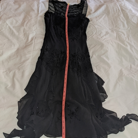 Gorgeous SUE WONG black party dress size 10 - Picture 9 of 10
